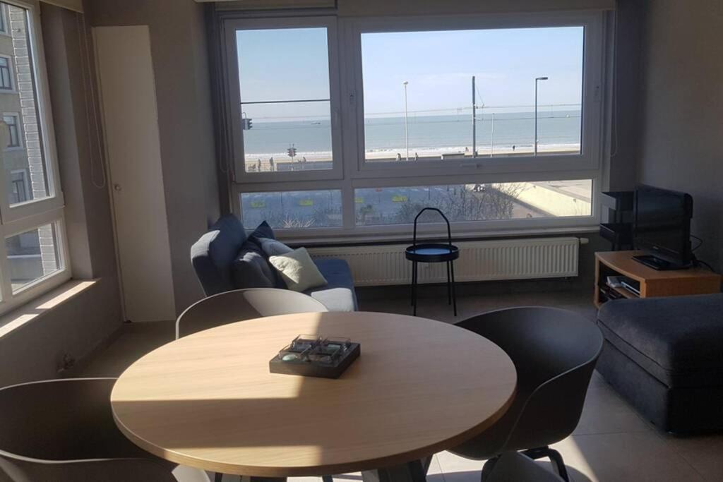 Oostende Studio Voor 2 Of 3 Pers Met Zeezicht Εξωτερικό φωτογραφία